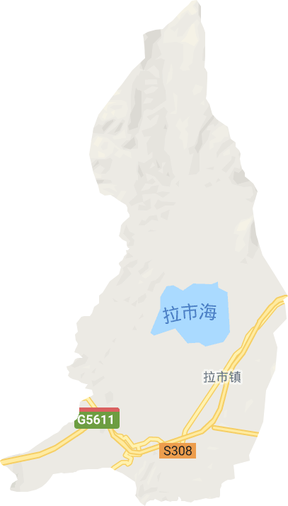拉市镇电子地图