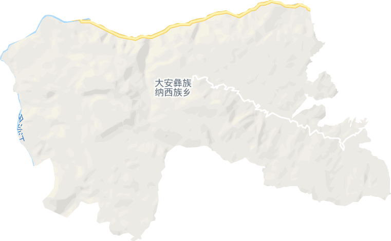 大安彝族纳西族乡电子地图