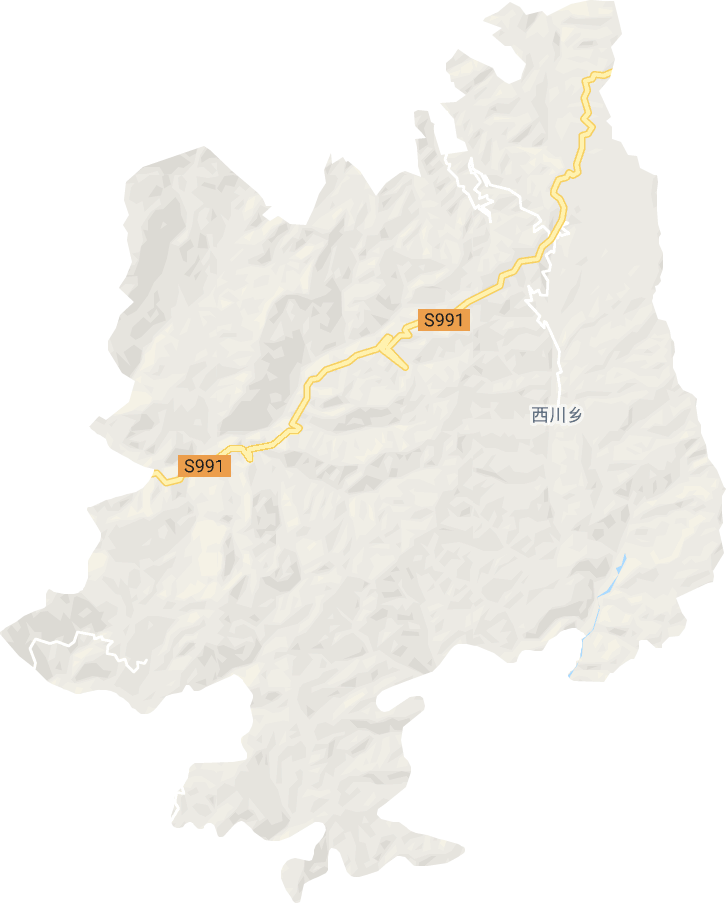 西川乡电子地图