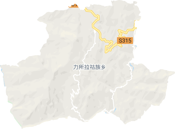 力所拉祜族乡电子地图
