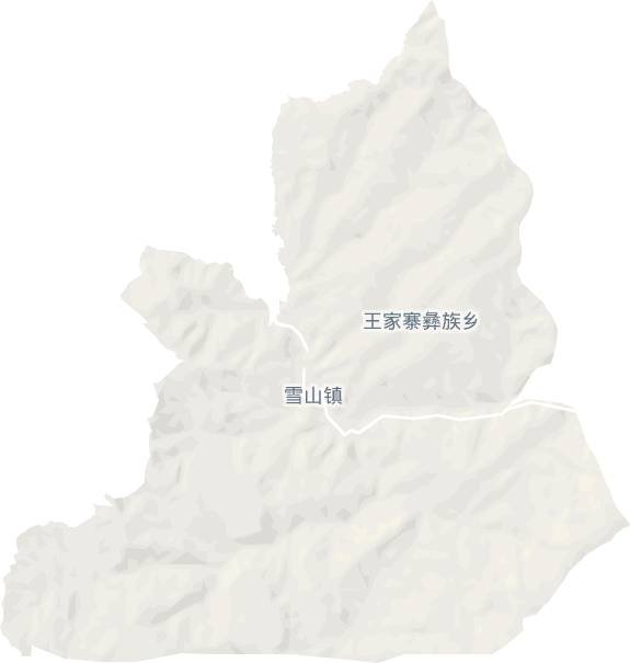 雪山镇电子地图