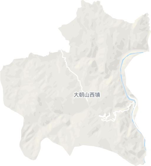 大朝山西镇电子地图