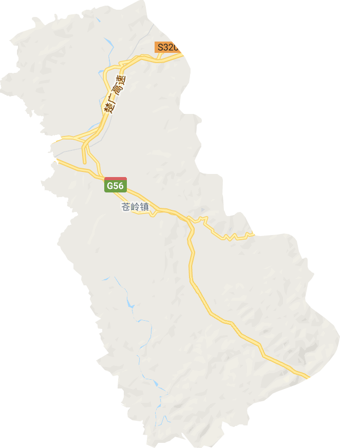 苍岭镇电子地图