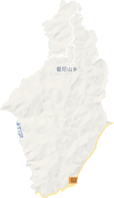 爱尼山乡电子地图