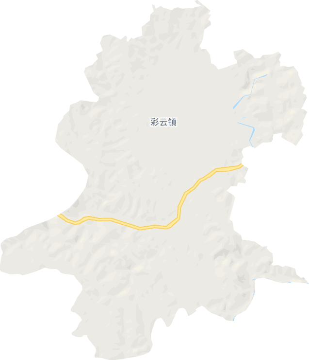 彩云镇电子地图