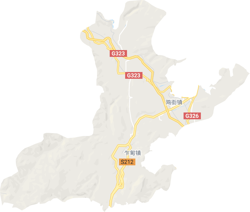 鸡街镇电子地图