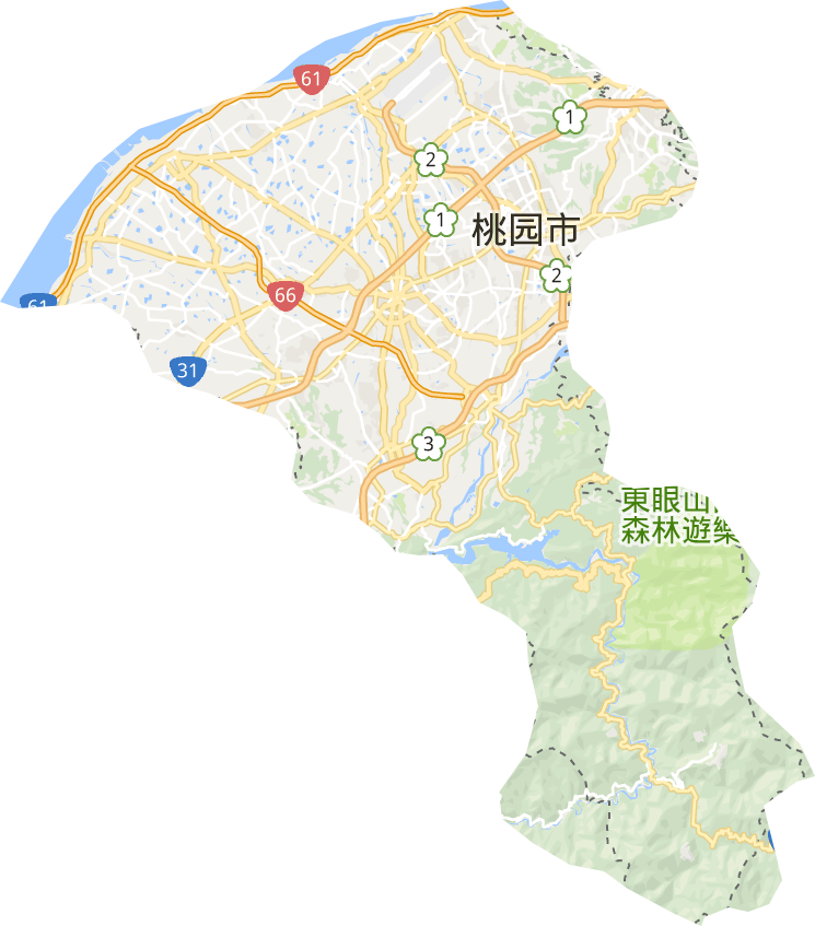 桃园市电子地图