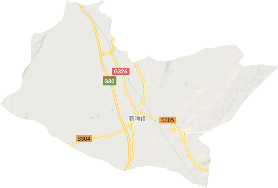新哨镇电子地图