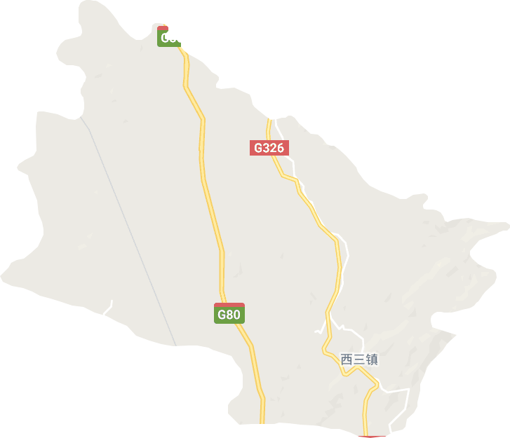 西三镇电子地图