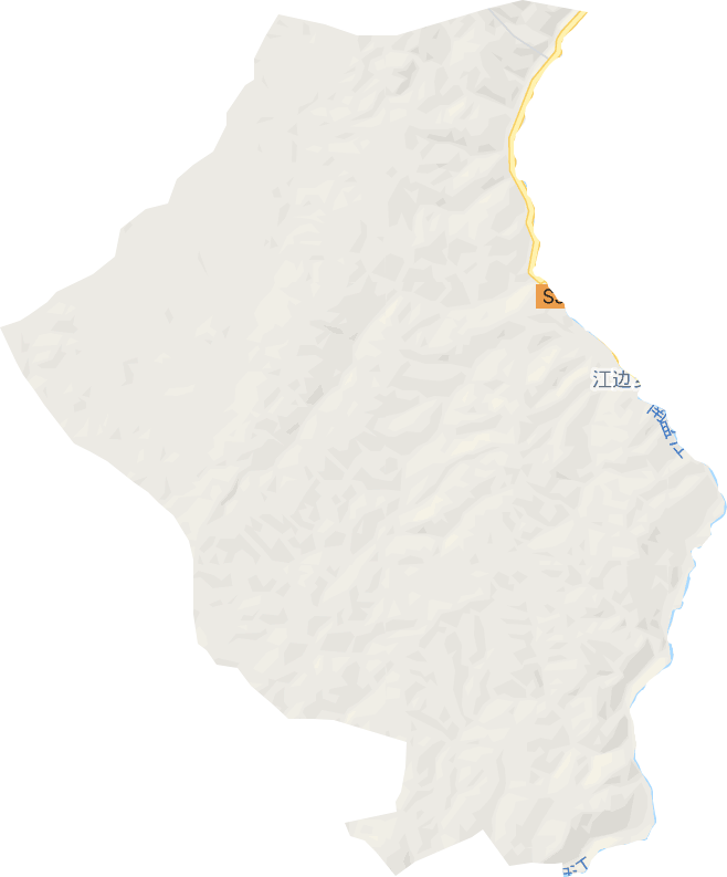 江边乡电子地图