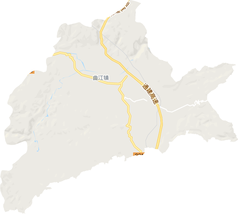 曲江镇电子地图