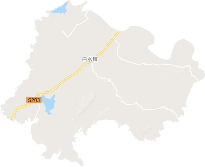 白水镇电子地图