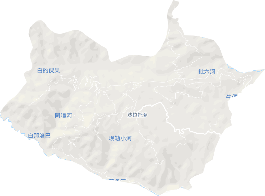 沙拉托乡电子地图