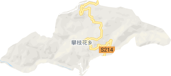 攀枝花乡电子地图