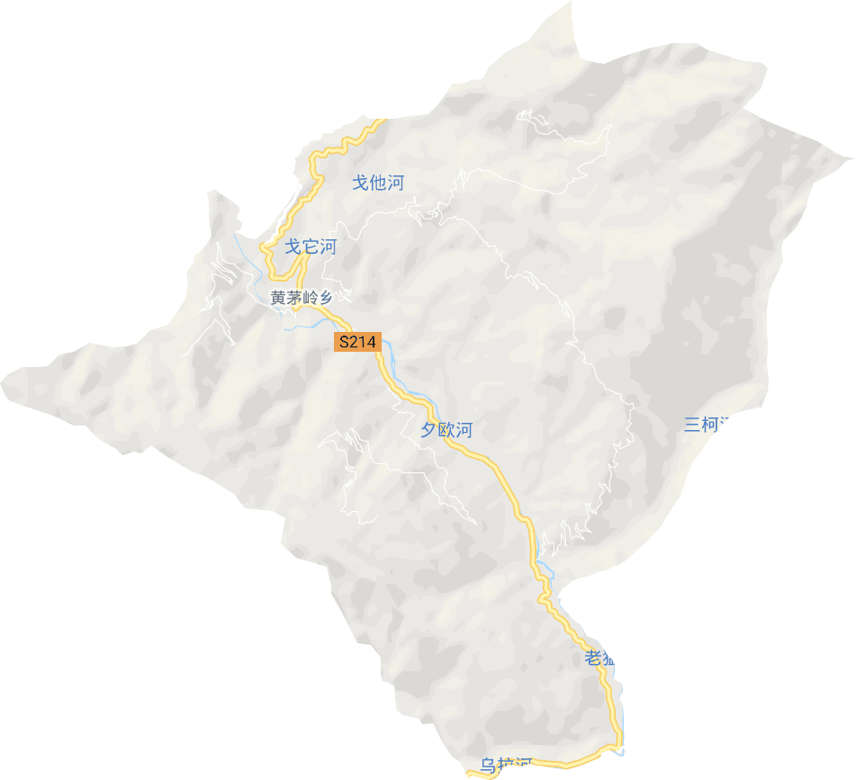 黄茅岭乡电子地图
