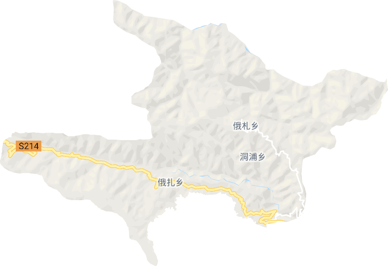 俄扎乡电子地图