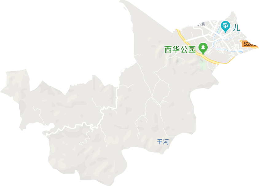 开化街道电子地图