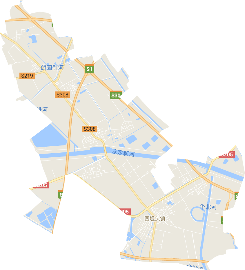 西堤头镇电子地图