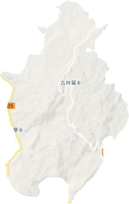 古林箐乡电子地图