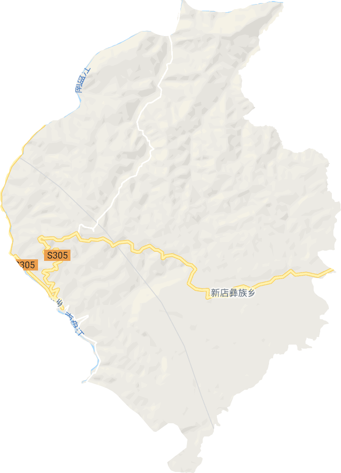 新店彝族乡电子地图