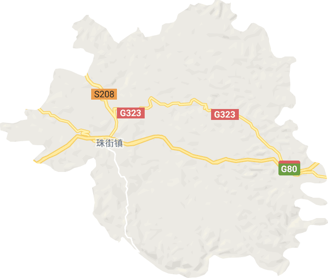 珠街镇电子地图