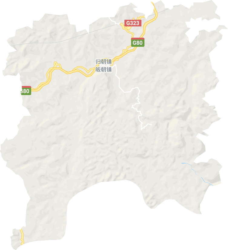 归朝镇电子地图