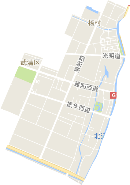运河西街道电子地图
