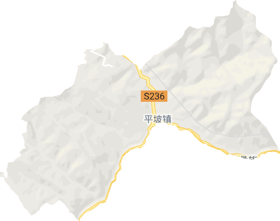 平坡镇电子地图