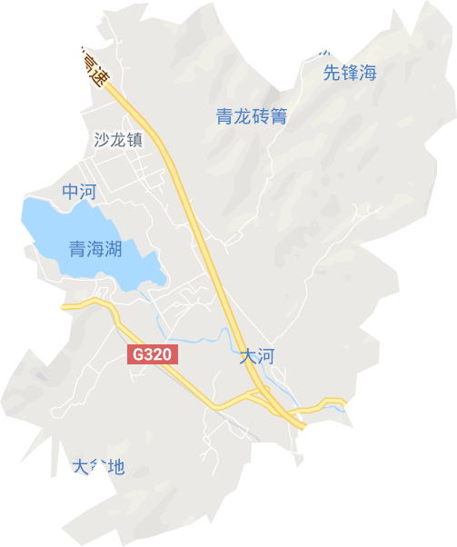 沙龙镇电子地图