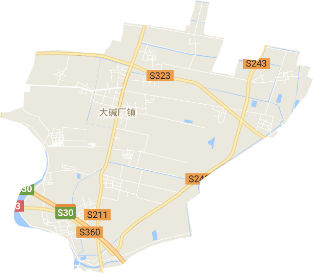 大碱厂镇电子地图