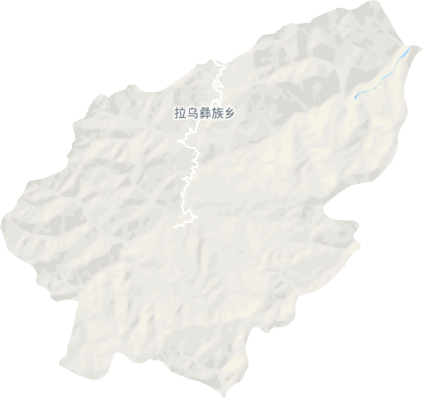 拉乌彝族乡电子地图
