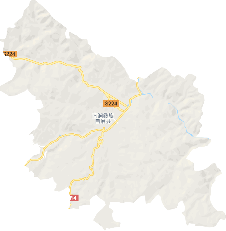 南涧镇电子地图