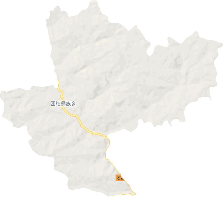 团结彝族乡电子地图