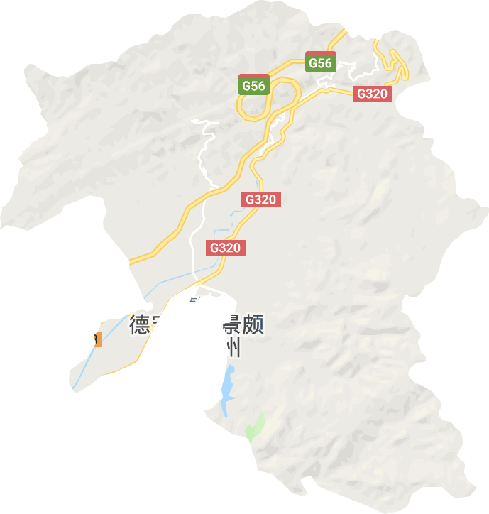 芒市镇电子地图
