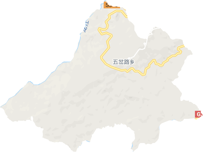 五岔路乡电子地图