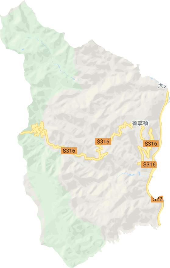 鲁掌镇电子地图
