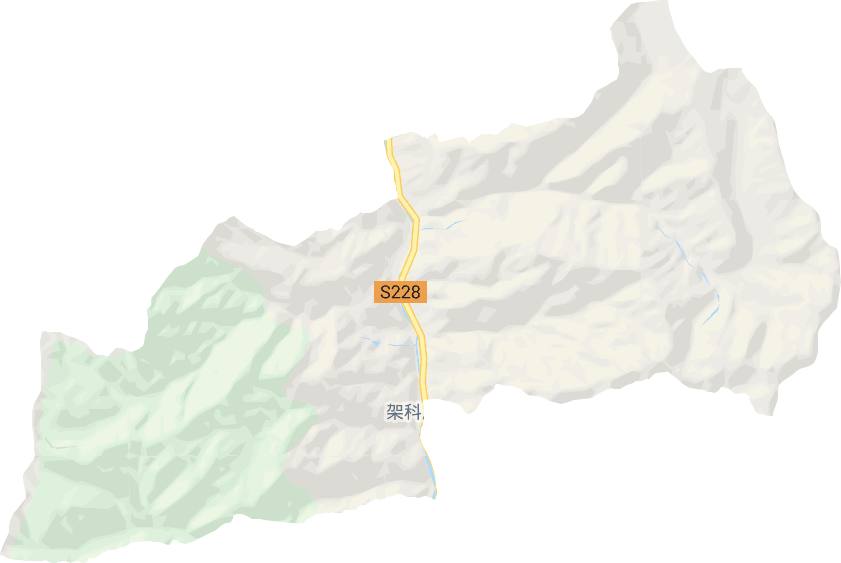 架科底乡电子地图