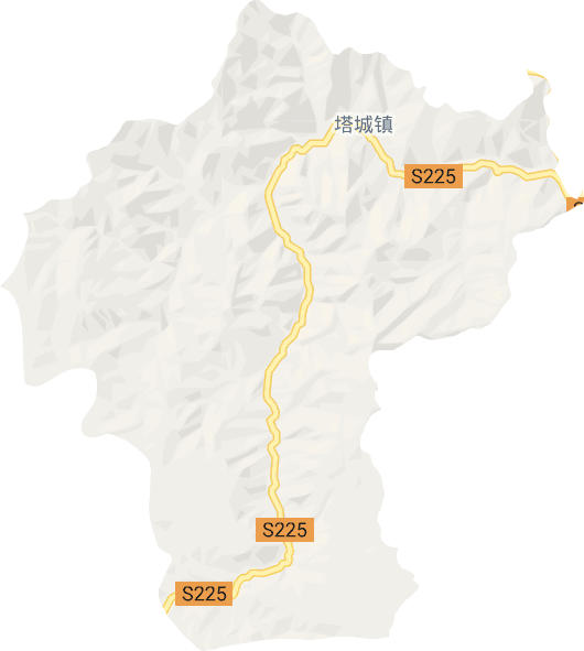 塔城镇电子地图