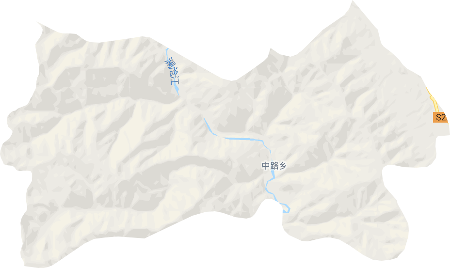 中路乡电子地图