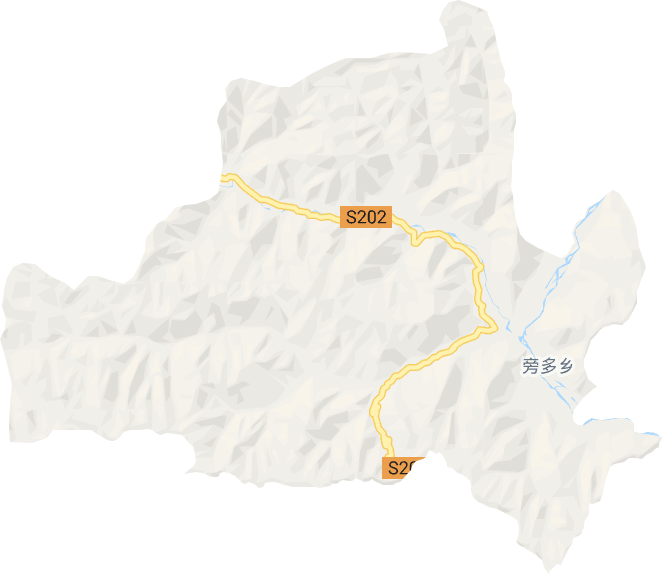 旁多乡电子地图