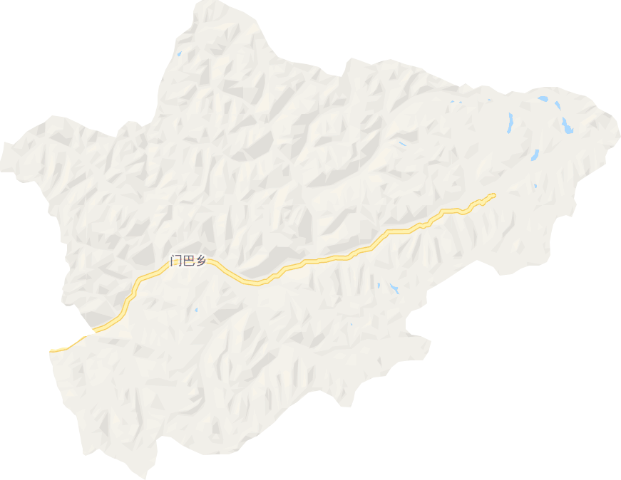 门巴乡电子地图