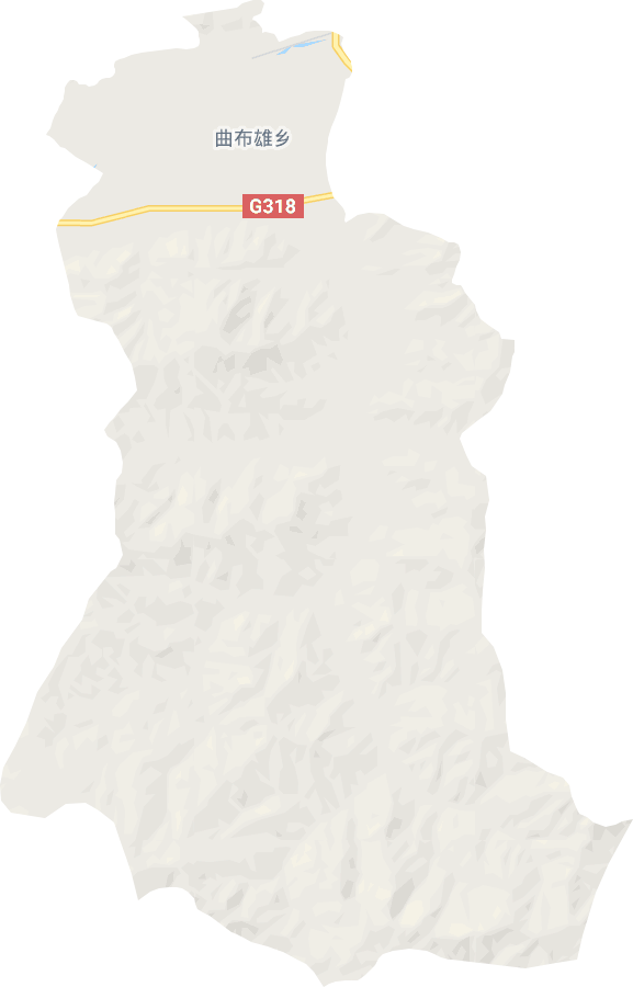 曲布雄乡电子地图