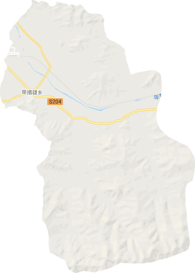甲措雄乡电子地图