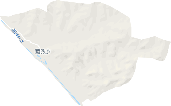藏改乡电子地图