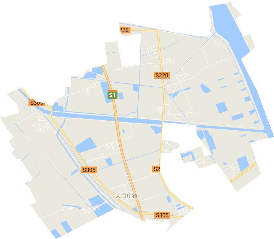 大白庄镇电子地图