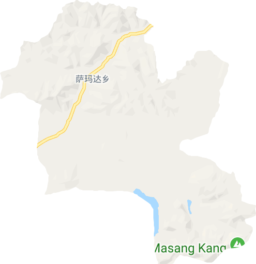 萨玛达乡电子地图