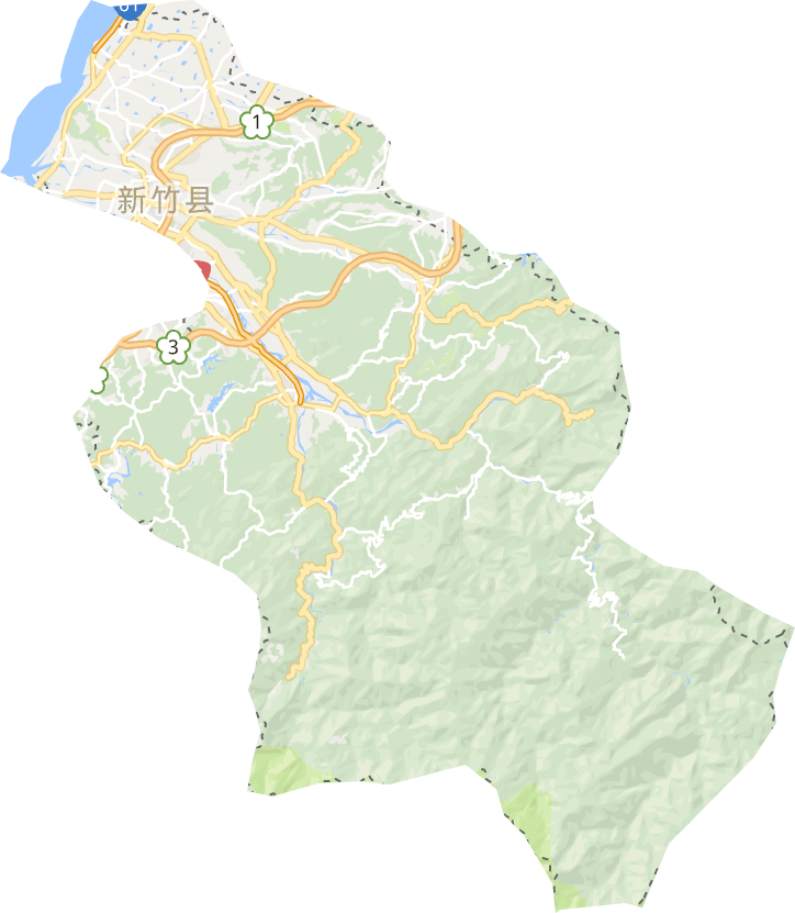 新竹县电子地图