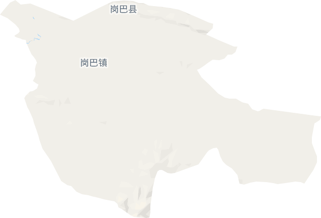岗巴镇电子地图