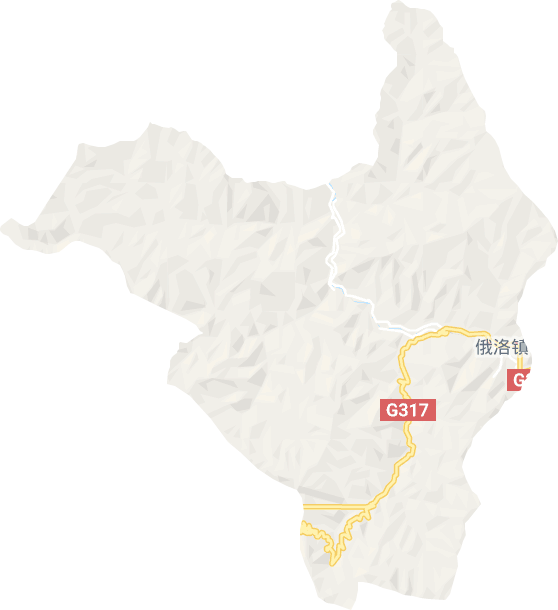 俄洛镇电子地图