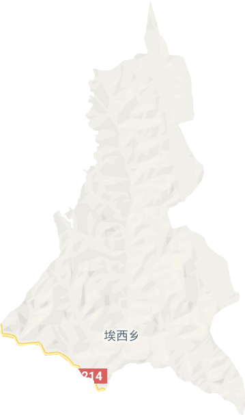 埃西乡电子地图